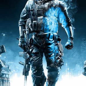 Fundo de Soldado Battlefield