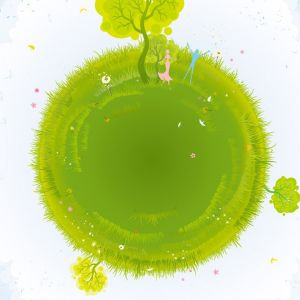 Ilustração Planeta Verde