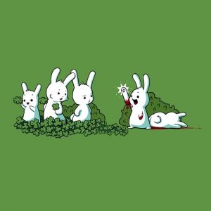 Coelhinhos Fofos no Verde