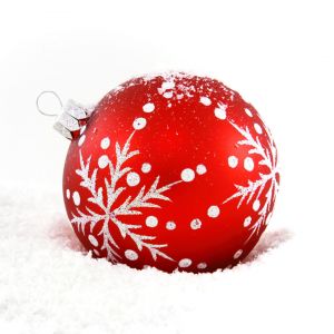 Ornamento de Natal Vermelho
