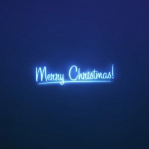 Fundo Neon Feliz Natal