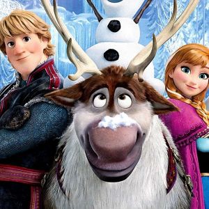 Personagens de Frozen - Olaf, Anna, Kristoff