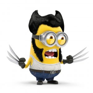 Personagem Minion Wolverine