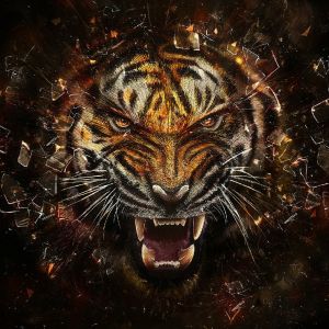 Tigre Feroz Rugindo