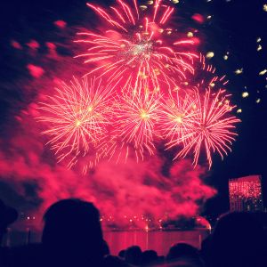 Fogos de Artifício Coloridos