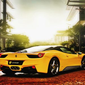 Ferrari 458 Italia Amarela