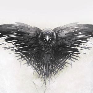 Arte Majestoso do Corvo Preto