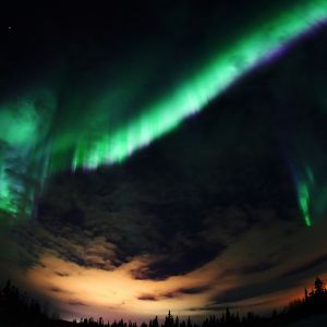 Aurora Boreal Céu Noturno