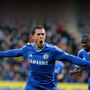Eden Hazard Celebrando Gol