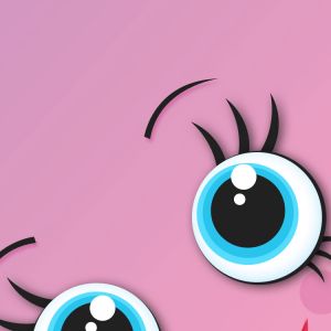 Rosto de Desenho Animado Fofo