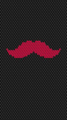 Design de Bigode Pixelado