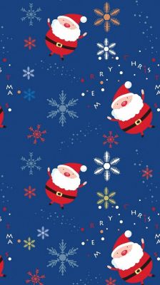 Padrão de Natal com o Papai Noel