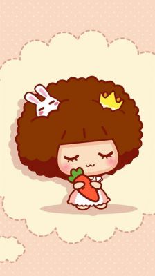 Personagem Fofo com Cenoura