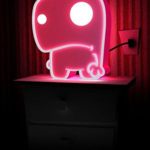 Lâmpada Neon de Personagem Fofo