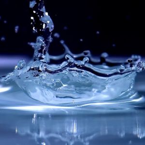 Arte Abstrata de Splash de Água