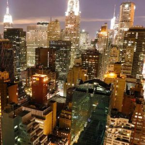 Vista Noturna do Edifício Chrysler