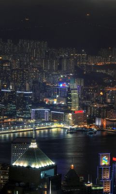 Horizonte da Cidade à Noite