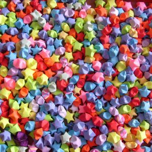 Estrelas de Papel Coloridas