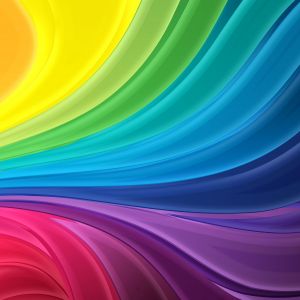 Ondas Abstratas Coloridas