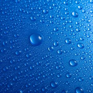 Gotas de água azuis