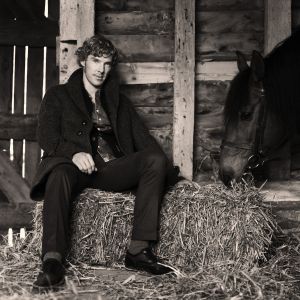 Homem Estiloso com Cavalo