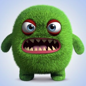 Monstro Verde Peludo