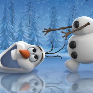 Olaf e o boneco de neve