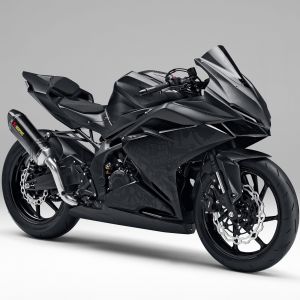 Motocicleta Preta Elegante