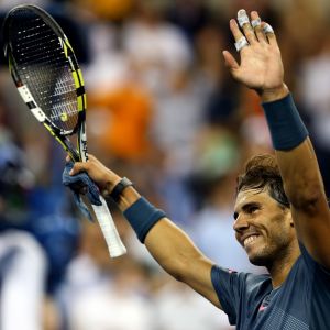 Rafael Nadal Celebrando a Vitória