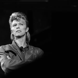 Retrato Preto e Branco de David Bowie