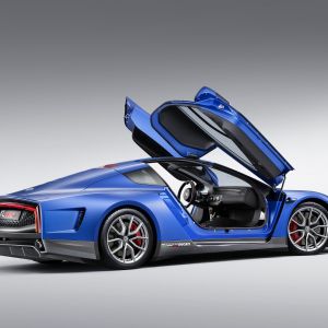 Carro Esportivo Azul