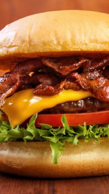 Delicioso Cheeseburger com Bacon