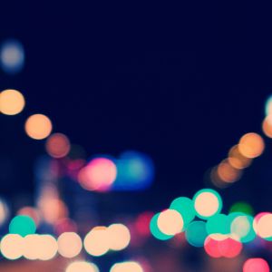 Luzes Noturnas Bokeh