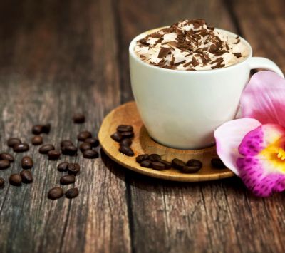 Café Delicioso com Chocolate