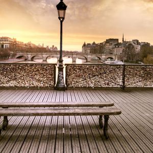 Lindo Pôr do Sol em Paris
