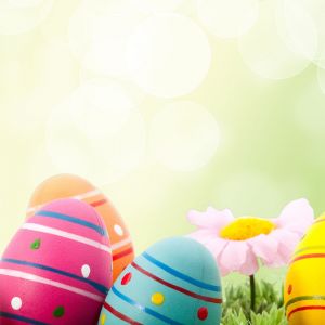 Ovos de Páscoa Coloridos