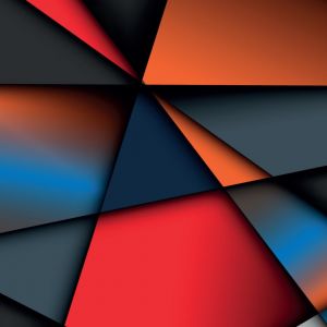 Fundo Abstrato Geométrico Colorido