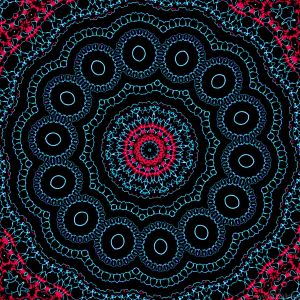 Padrão de Mandala Colorido