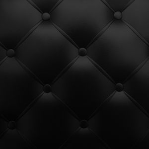 Padrão Preto Acolchoado Elegante